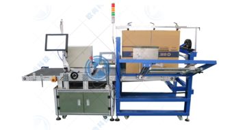 在線稱重貼標機,生產線貼標簽機器設備向機電一體化邁進
